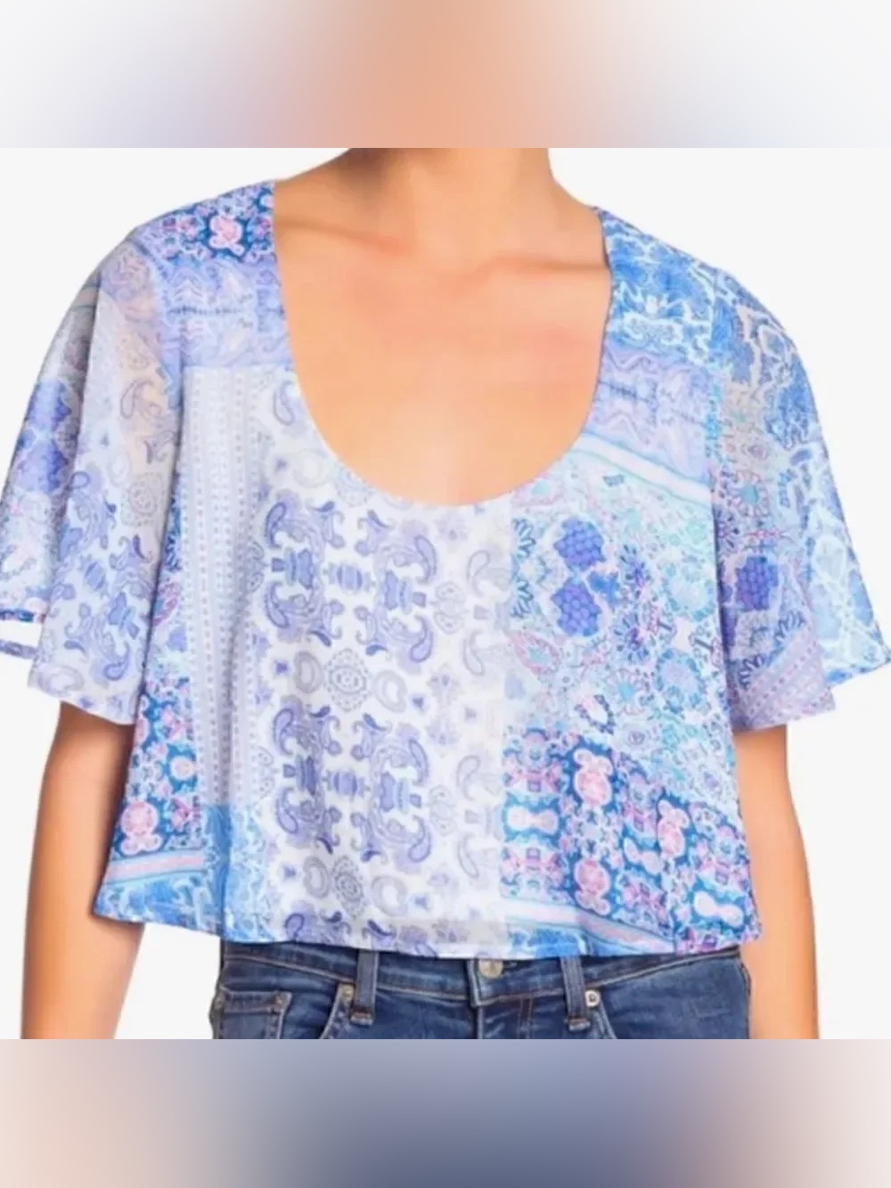 NWT – Show Me Your Mumu Kourtney Crop – Size X-Small